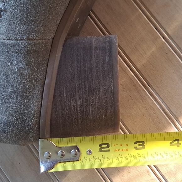 Carlos Santana Leighton Floppy Slouchy Short Heel Suede Leather Ankle Booties - Picture 11 of 12